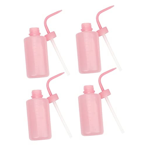 CIYODO 4pcs Squeeze Bottles for Indoor Plants Small Plastic Irrigation Bottles 500ml Safe Plastic Material Easy to Squeeze Portable for Home Travel