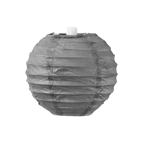 Boule papier 10cm Gris