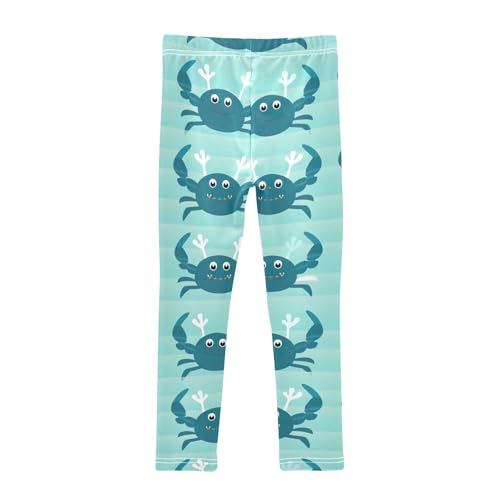 Kids High Waist Cute Crab Leggings for Toddler Girls 4T 202b29662