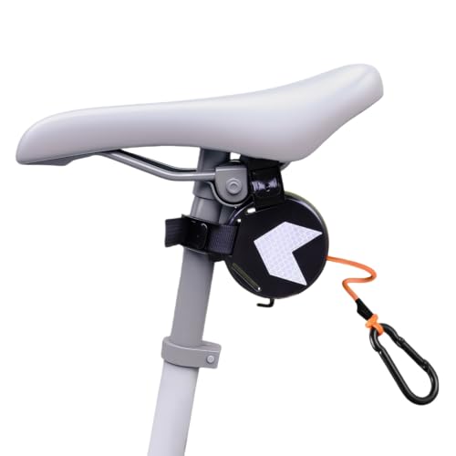 Fahrrad Abschleppseil & Zugseil mit Reflektierendem Arretierungssystem – Universelles Fahrrad-Zubehör für Erwachsene, Einziehbares Seil bis 120 kg, Wetterfest & Werkzeuglose Montage