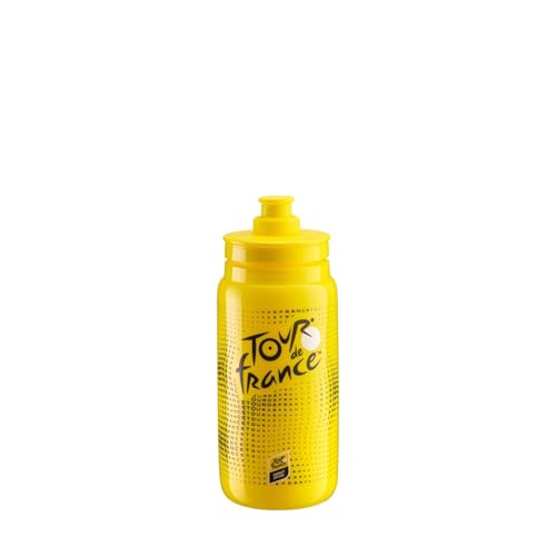 ELITE FLY TOUR DE FRANCE 2026 Bidon Vélo | Iconic Yellow | Édition Limitée Officielle | Ultra-Léger 51g | Sans BPA | Valve High-Flow | 550ml