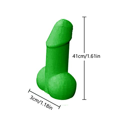 Prank Shaped Tire Caps,4PCS Tire Valve Stem Caps,Universal Car Wheel Tire Valve Stem Caps for Cars,SUVs,Bikes,Motorcycles,Great Funny for Pranks Bachelorette Parties (Green) - Thumbnail 6