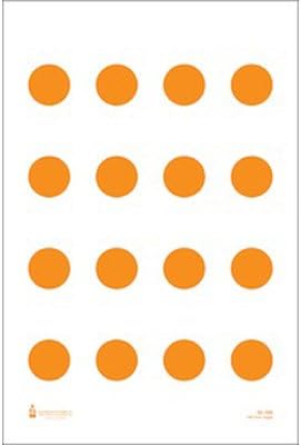 14 x 20 Inch US Coast Guard Training Target with Orange Dots(Choice: 100 Yard/200 Yard)