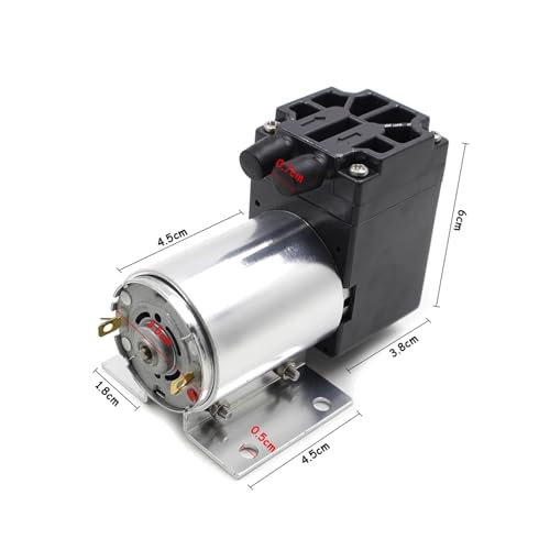 Bomba de diafragma industrial de 12V con soporte de succión de alta presión 6