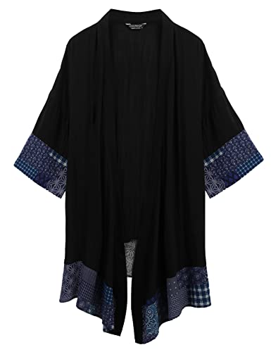 Coofandy Mens Apparel Long Cardigan Cotton Kimono Robe Lightweight Casual Beach Open Front Cape Coat #TOP3