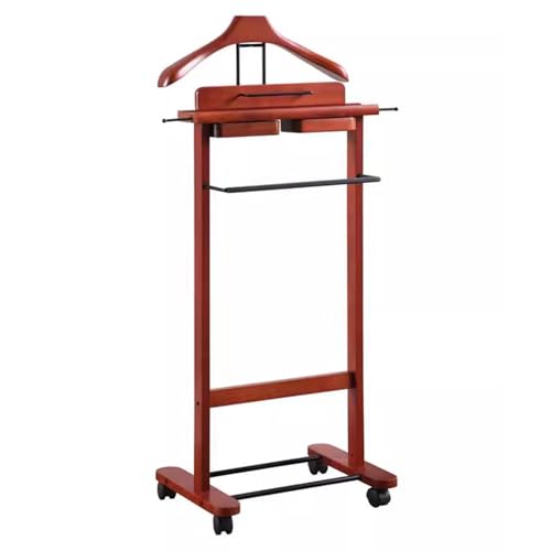 Consejos para Comprar Galanes de noche y soportes para trajes para comprar hoy. 42 Galan de Noche Perchero De Madera Para Hombre Con Bandeja Superior, Percha De Contorno, Barra Para Pantalones, Zapatero, Perchero Para Trajes, Perchero Para Ropa, Perchero Para...