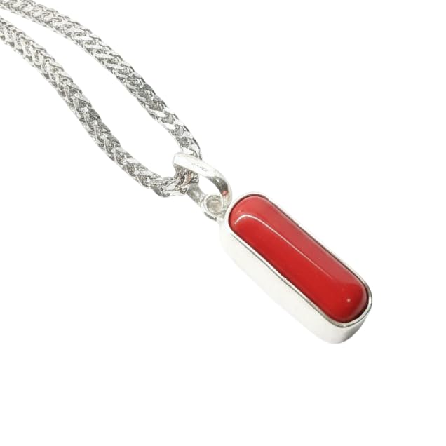 Original Gemstone Pendant for men women Natural Certified Stone Locket with Chain
