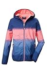 killtec Mädchen Funktionsjacke/Regenjacke wasserdicht mit Kapuze KOS 155 GRLS JCKT, dunkelblau, 152, 44114-000