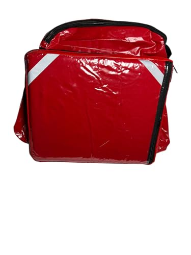 Mochila Bag Motoboy 45L – Ideal para Delivery (BAG VERMELHA COM ISOPOR)