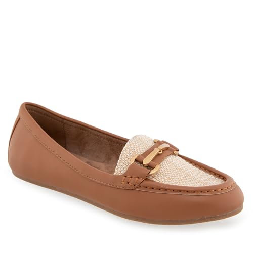 Image of Aerosoles Women's Day Drive Loafer, Natural Raffia, 8M