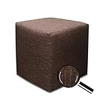 🏅💖Seduta stabile per bambini e adulti. Perfetta per visite. Questo pouf a cubo è robusto e dispone di una piastra aggiuntiva in pannello di fibra a media densità (MDF) per una maggiore stabilità. Portata massima: fino a 300 kg