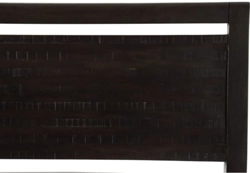 Image of Bed Solid Sheesham Wood for Your Bedroom | Solid Wood King Bed (Finish - Dark Walnut Finish, Delivery Condition - DIY(Do-It-Yourself))
