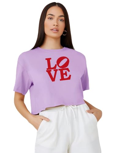 Image of KOTTY Women's Letter Print Oversized Fit T-Shirt
