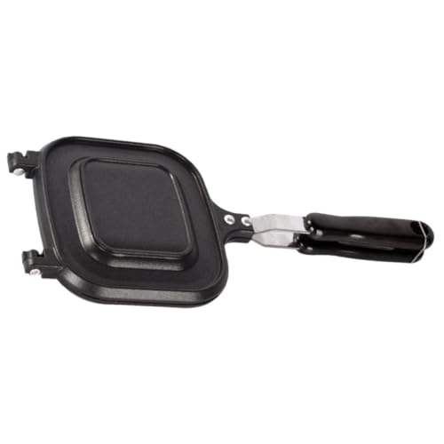 STOBAZA Sartén Doble Cara Antiadherente de Aluminio Grill para Cocinar Tipo de Comidas en Cocina, Adecuado para Hacer Sándwiches y Panqueques