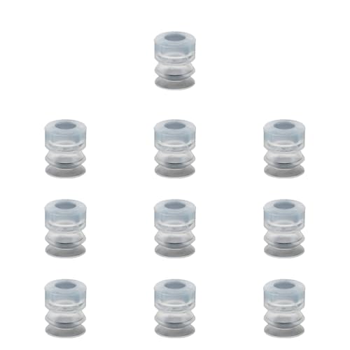 (10PCS)0.59 inch Vacuum Suction Cup 15mm DP15,Sucker pad,Nozzle,Pneumatic,for Manipulator Gripper,Industrial,Nipple,Small,Double and Single sp dp mini