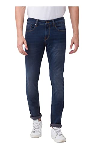 Image of Spykar Men's Slim Fit Low Rise Casual Jeans