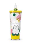 Starbucks x Miffy Plastic Cold Cup 24 oz (710ml) with Reusable Straw & Miffy Straw Topper, BPA-Free Reusable Tumbler for Cold Beverages, Limited Edition Collectible Drinkware