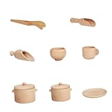 Vaisselle de simulation : ce set de cuisine est facile à utiliser et développe la motricité fine et l'imagination des enfants. il est idéal comme cadeau pour la fête des enfants, un anniversaire ou noël