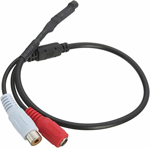 BW High Sensitive Audio Pickup Device Mini Microphone Audio Mic for CCTV Security Outdoor Camera System Recorder DVR Sound