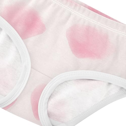 Girls Underwear Toddler 2t Cotton Cute Panties Girl Pattern Kids Undies Briefs Pastel Blush Watercolor Textures4