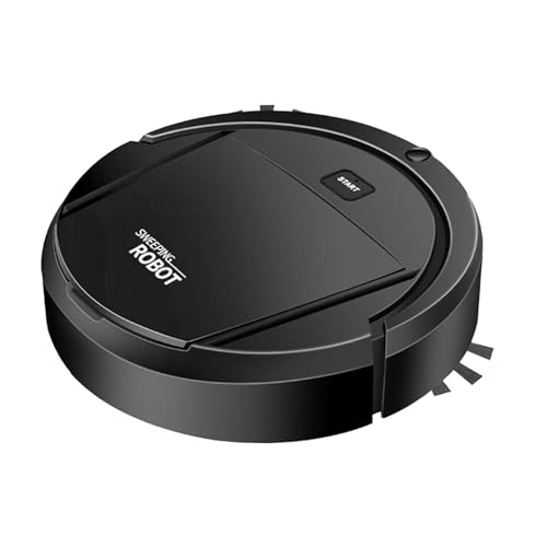 Robot Vacuum Cleaner Intelligent Sweeping Robot Suction, Sweeping and Mopping Integrated Ultra Slim Quiet Usb Dust Collector for Cleans Hard Floors to Medium-Pile Carpets Home Cleaning Helper