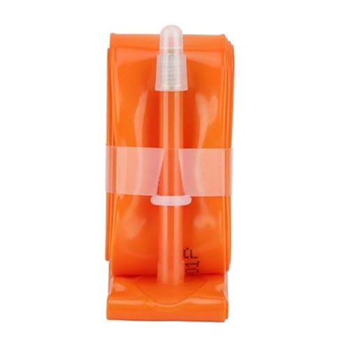 HKZRTUDS Chambre à air de vélo de Route en TPU MEROCA, 45mm, 65mm, 80mm, Valve Presta, Accessoires de Cyclisme,Pièces(Orange-45)
