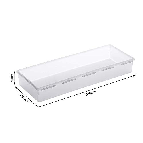 Boîte de classement Rotho Basic durable en plastique sans BPA transparent - 5