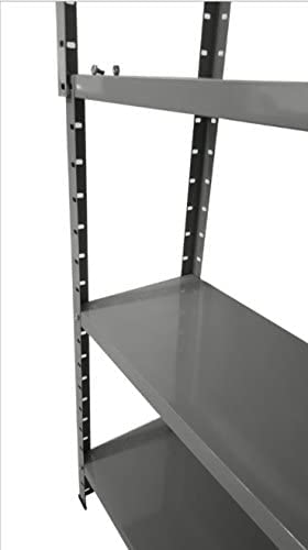 Estante De Aço Multi-uso 40cm 6 Prateleiras Supreme Cinza