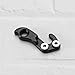 Create idea 1 SBike Tail Hook Rear Derailleur Hanger Rear Wheel Mechanical Shift Hook 322175/318610 Aluminum Alloy Compatible with Trek Gary Fisher, Black