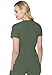 Med Couture Women's Scrub Top, Raglan Sleeves for Modern Fit, 6 Pockets 2-Way Stretch, Durable & Breathable Fabric MC7425, S, Olive