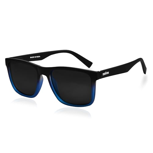 Image of Dervin UV Protected Polarized Square Sunglasses for Men and Women