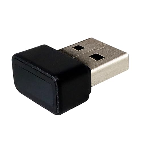 KamKorda USB Fingerprint Reader | for Windows 10 Hello | 360° Degree Sensor Touch Security Fingerprint Scanner | USB 3.0 | Computer Lock Password Key for PC or Laptop