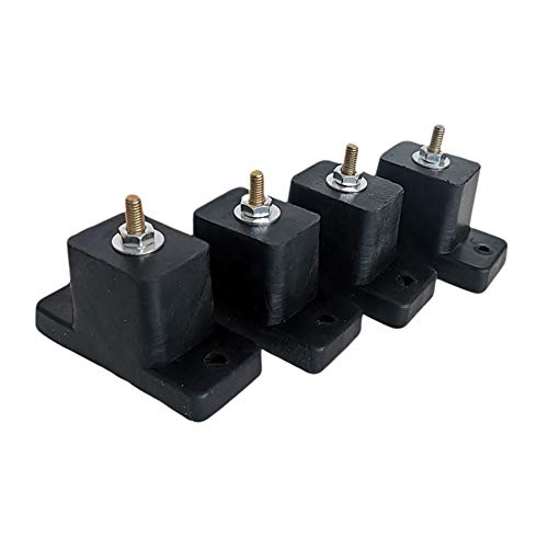 ningdeCK Anti-Vibration Feet Vibration Damper 4 Set Air Conditioning Bracket Shock Pad Shock-Proof Foot Cushion for Outdoor Air Conditioner Air Conditioner Accessories Mounting Rubber Pads