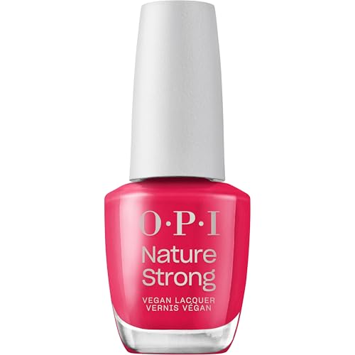 OPI Nature Strong - Esmalte de Uñas Color rojo - Brillo Intenso y de Larga Duración - Tono Berry Pickin' Season (15ml)