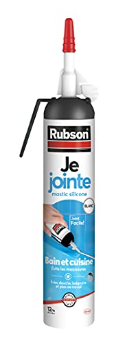 Rubson – Je Jointe Mastic Blanc 200 ml, mastic étanche anti-moisissure en...