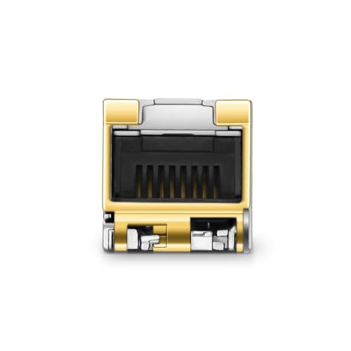 Image of 10G SFP+ RJ45 Copper Transceiver, 10GBase-T Module Cat6a /7, for Juniper QFX-SFP-10GE-T EX-SFP-10GE-T SRX-SFP-10GE-T, Other Open Switches, up to 30m