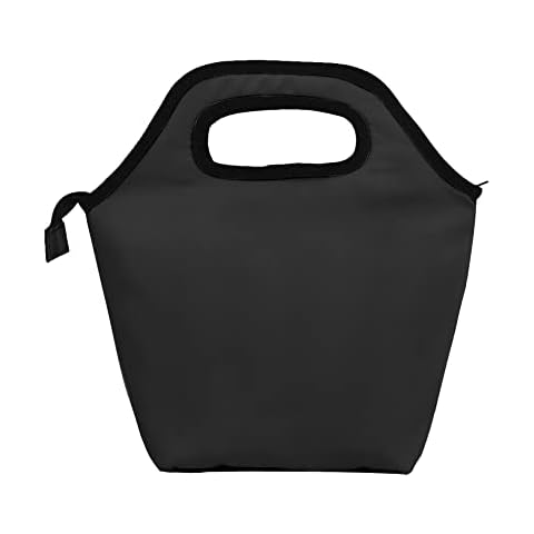 Lunch Bag Insulated Lunchbox Cooler Reusable Leak Proof Thermal Container Tote Handbag for Men Women College Work Picnic Travel Camping (Black) Cover