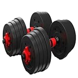 wxhqf manubrio attrezzatura for il fitness da uomo con manubri combinazione for il fitness a casa peso regolabile coppia di manubri rivestiti in gomma pesi (color : red, size : 60kg)