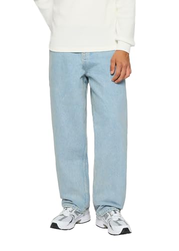 Burocs Baggy Fit Jeans - Vintage Blue - Jeans Herren - 5-Pocket-Style - Mit YKK-Reißverschluss - 100% Baumwolle, Farbe:Vintage Blue, Hosengröße:W34 L32