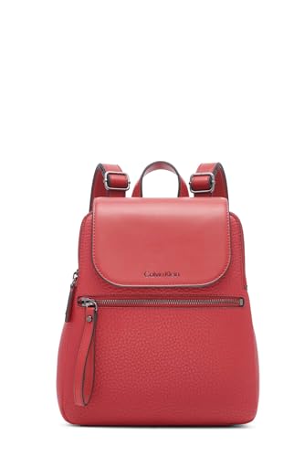 Image of Calvin Klein Elaine Bubble Lamb Novelty Key Item Flap Backpack