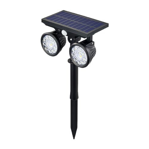 Hohopeti Foco LED Solar para Jardín Sensor de Movimiento, Luz Automática para Césped y Áreas Exteriores