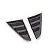 AUTRAGO Window Louvers Guards Shades Fit for Ford Mustang 2024 2025 2026, Protector Vent Covers ABS (Gloss Black)