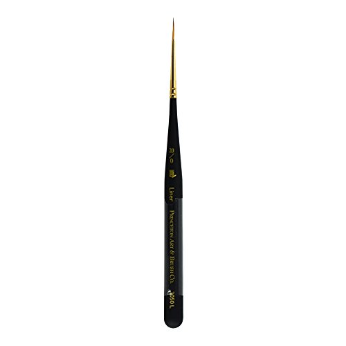 Image of Princeton Mini-Detailer Liner Brush, Synthetic, Short Handle, Size 20 /0 inch, 1 Count