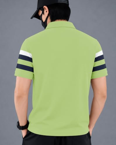 Image of Noble Monk T-Shirt for Men || Half Sleeves Men's T-Shirt || Solid Polo || Multicolor Tshirt