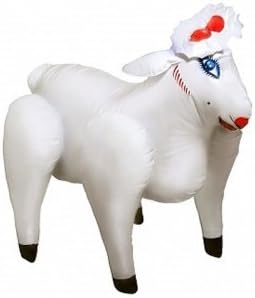PIPEDREAM Lovin Lamb Inflatable Birthday Sheep Decor