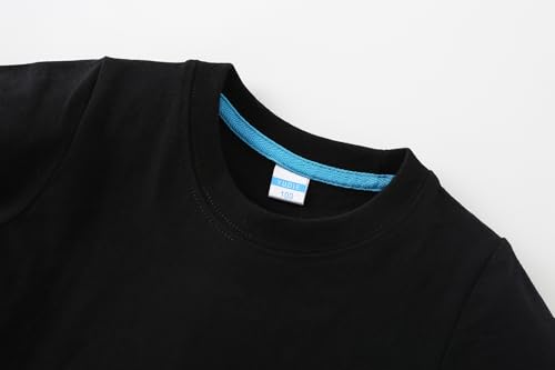 Image of AMIYAN Toddler T Shirts Boys Girls Basic Tee Summer Cotton T-Shirts Crewneck Short Sleeve Shirts for Kids 2-7Y
