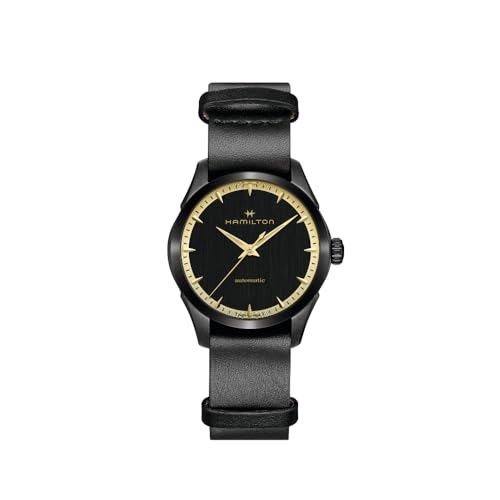 Hamilton Jazzmaster H32255730 - Reloj Automático Unisex Con Esfera Negra, Moderno Hamilton Jazzmaster H32255730 - Reloj Automático Unisex Con Esfera Negra, Moderno