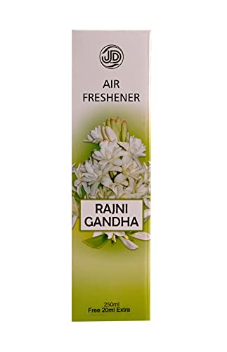 JETHARAM DAWARJI INTERNATIONAL Rajni Gandha Air Freshener - 250ml | Refreshing Room Spray | Invigorating Aromatherapy for a Wave of Freshness