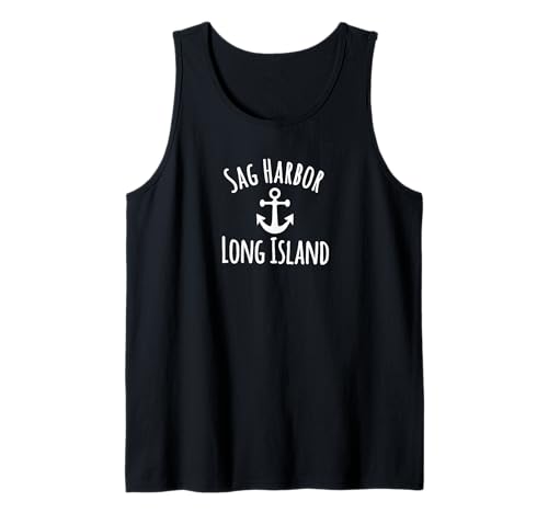 Sag Harbor Long Island - Ancla náutica para velero Camiseta sin Mangas