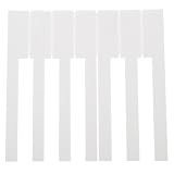 VOSAREA Cubiertas de Color para Teclas de Piano Vertical 52 Piezas, Accesorios Profesionales para Reparación de Teclado, Repuestos Duraderos para Instrumentos Musicales
